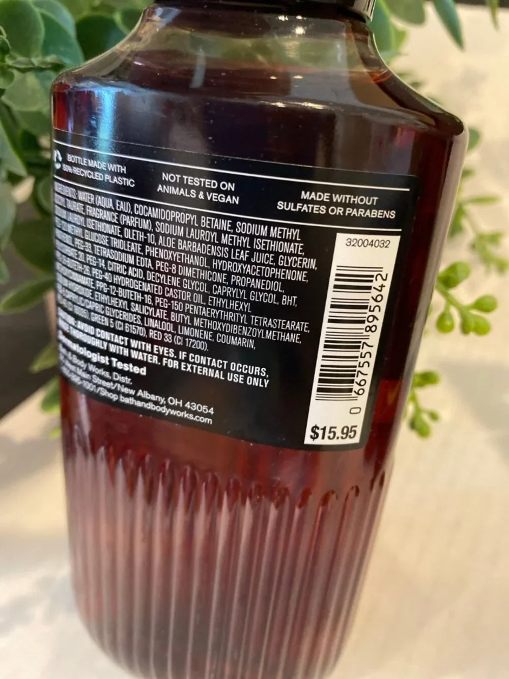 Men's “Bourbon” Bath & Body Works New 3-piece Set
